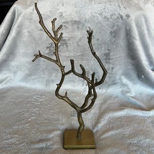 Brass jewelry tree